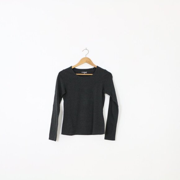 Company Ellen Tracy Grey Scoop Neck Long Sleeve - Picture 2 of 5